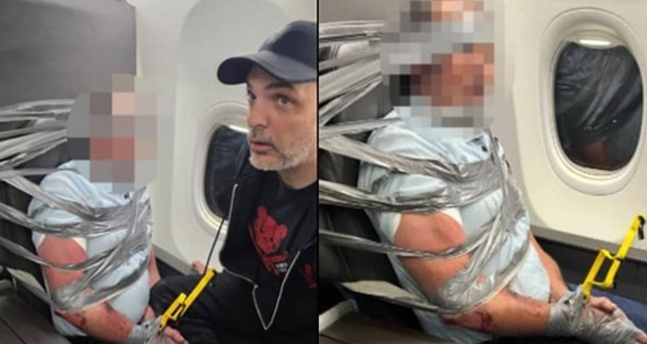 American Airlines uçuşunda yolcu saldırganı diğer yolcular tarafından etkisiz hale geti…