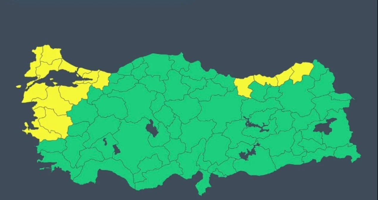 İçişleri Bakanlığı, Türkiye genelinde 30 Eylül ve 1 Ekim tarihlerinde beklenen olumsuz
