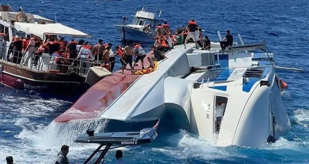 KKTC’de yolcu gemisi alabora oldu, 8 kişi hayatını kaybetti