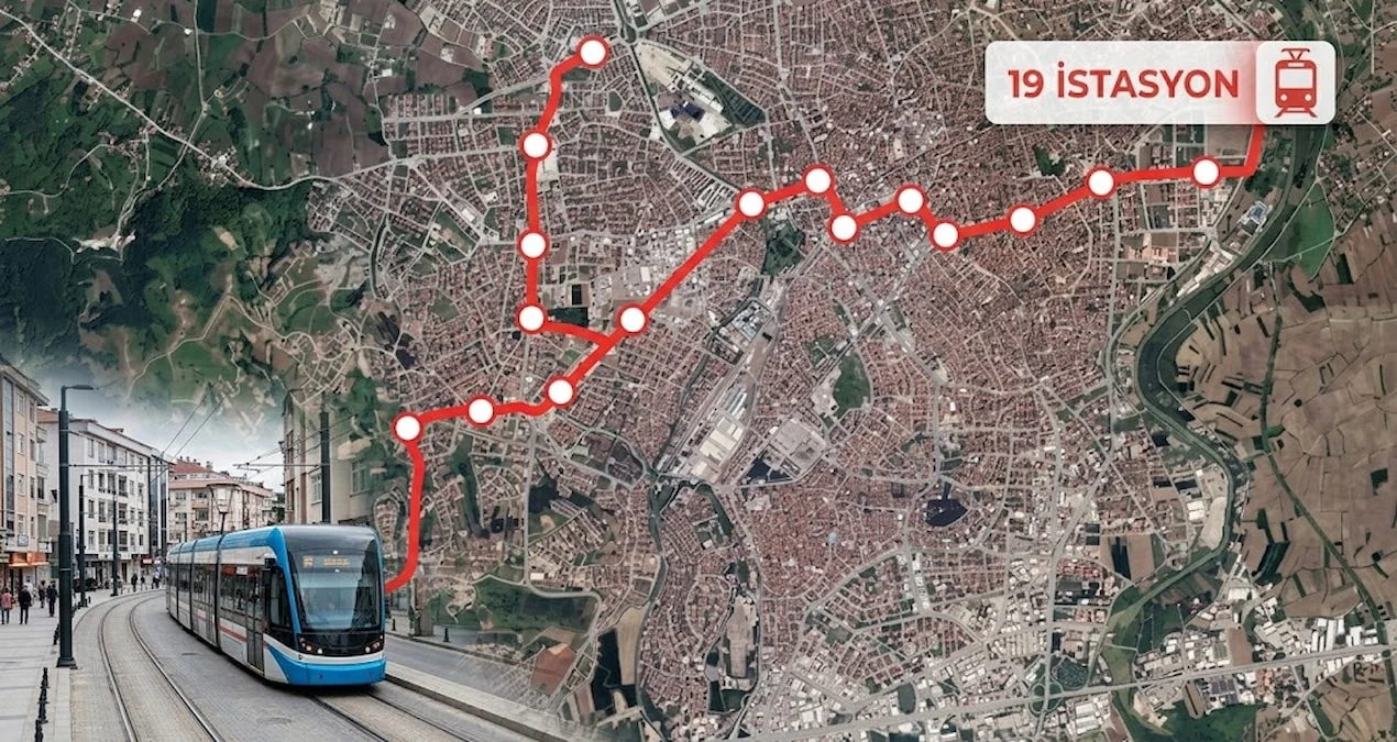 Adapazarı-Serdivan Tramvay Hattı’nın inşaatı için hazırlıklar sürüyor