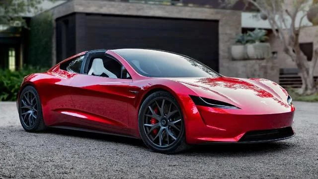 Tesla’nın ikinci nesil Roadster’ı 1 Ekim 2026’da tanıtacağına dair duyuru görseli bağlamı.