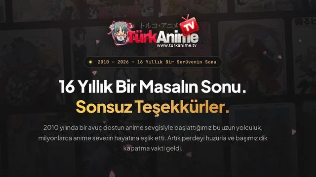 Türk Anime TV, 16 yıllık yayın hayatına veda etti