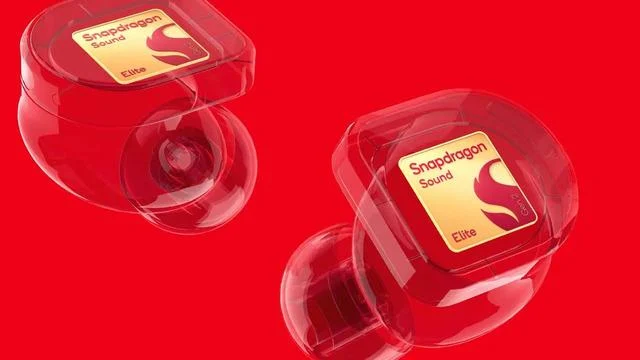 Qualcomm’un Snapdragon Sound Elite Gen 2 platformu ile Wi‑Fi 6E destekli kablosuz kulaklık teknolojisi.