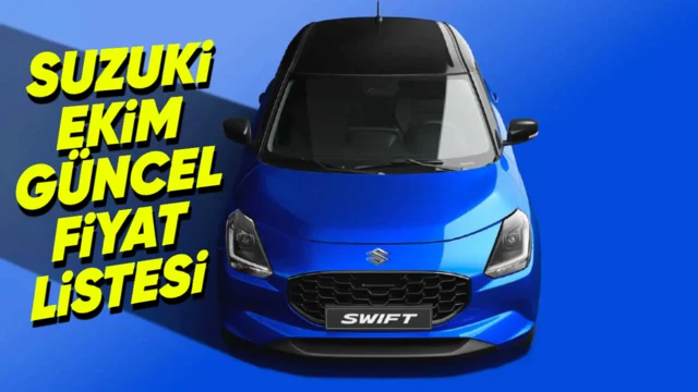 Ekim 2026 Suzuki Fiyat Listesi Açıklandı