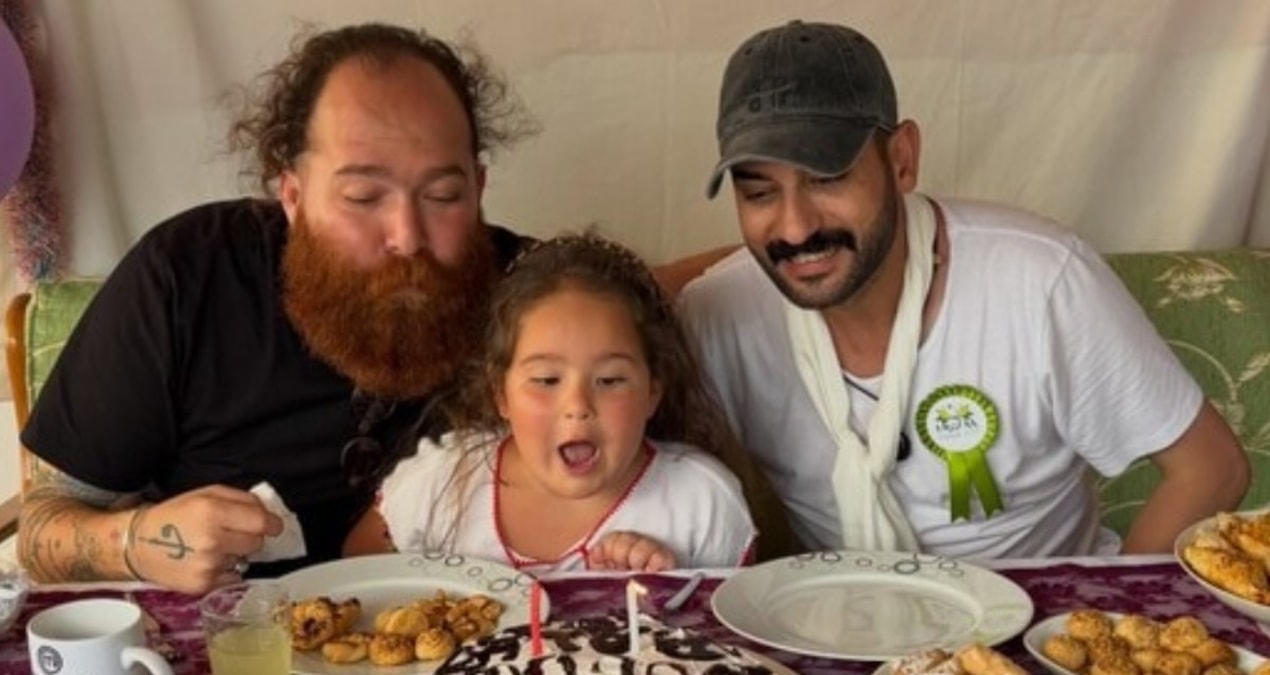 Eren Kaşıkçı’nın kızı Maya’nın doğum günü kutlamasına ait fotoğraflarının paylaşıldığı sosyal medya haberi