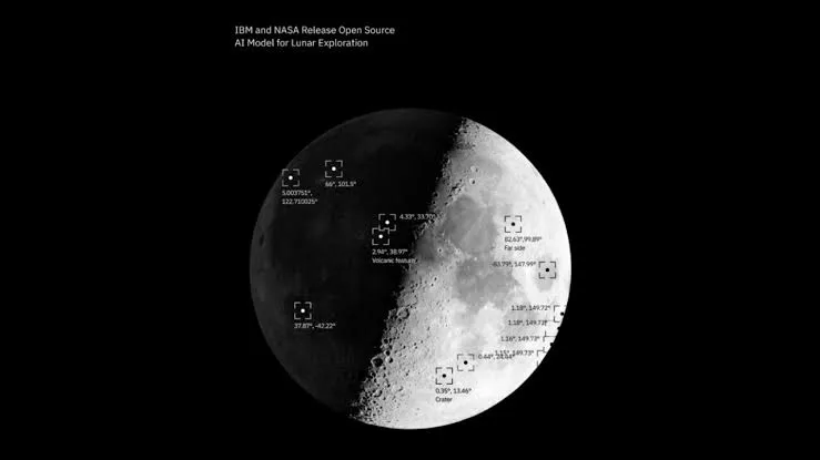 NASA ve IBM’nin Ay yüzeyini analiz eden açık kaynaklı yapay zeka modeli