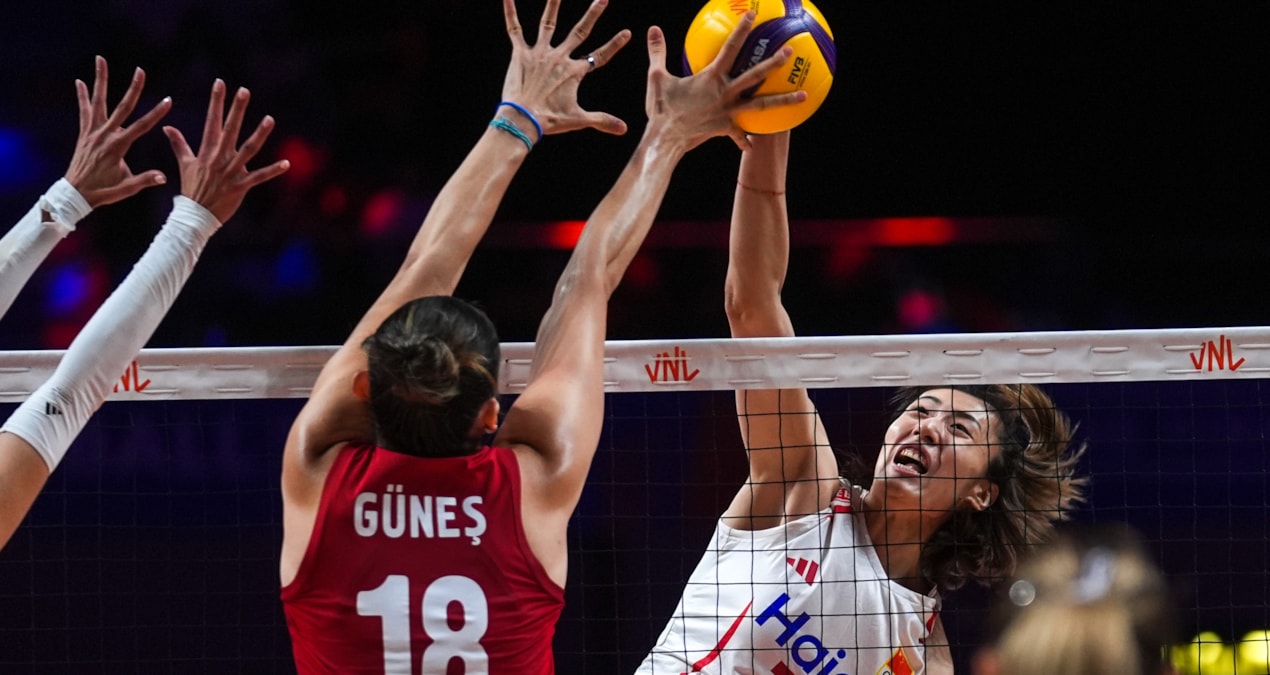 Galatasaray Daikin kadın voleybol takımında Wang Yuanyuan