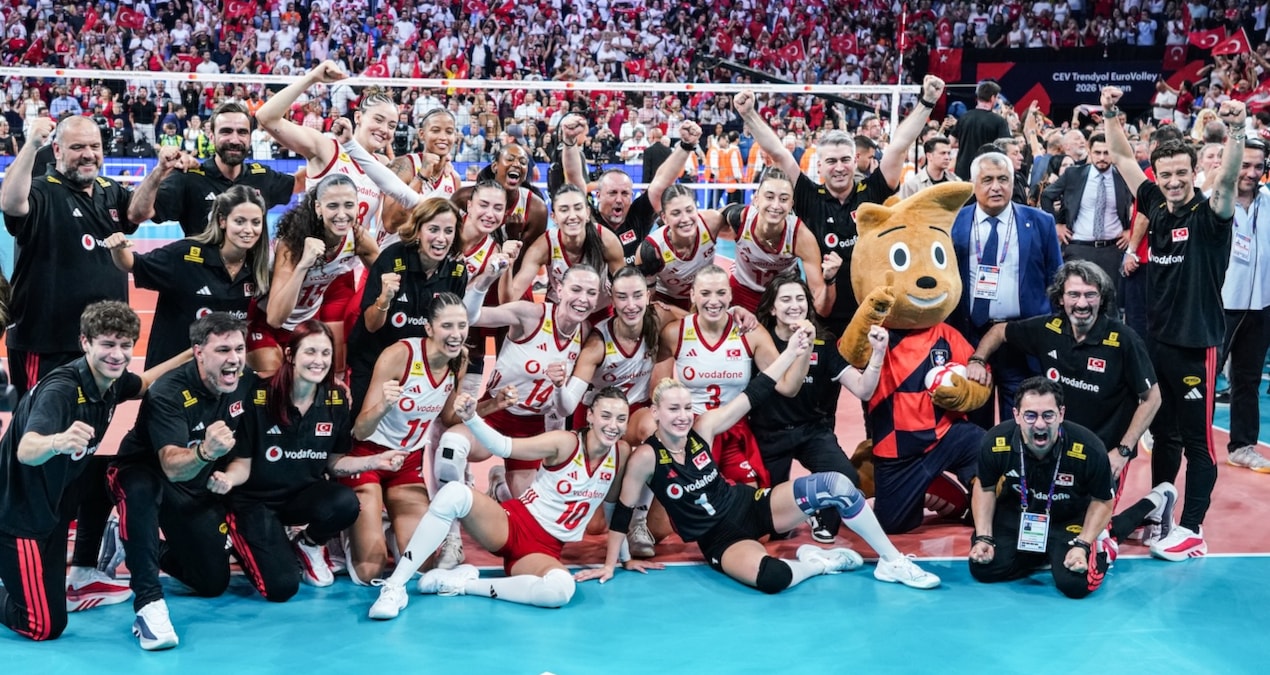 A Milli Kadın Voleybol Takımı, 2026 Avrupa Şampiyonası’nda şampiyon oldu