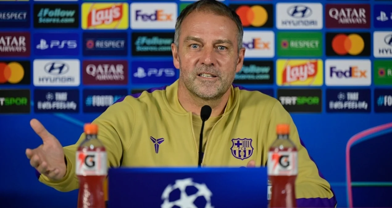Barcelona Teknik Direktörü Hansi Flick'i kızdıran soru! Yanıt vermedi - Sözcü Gazetesi