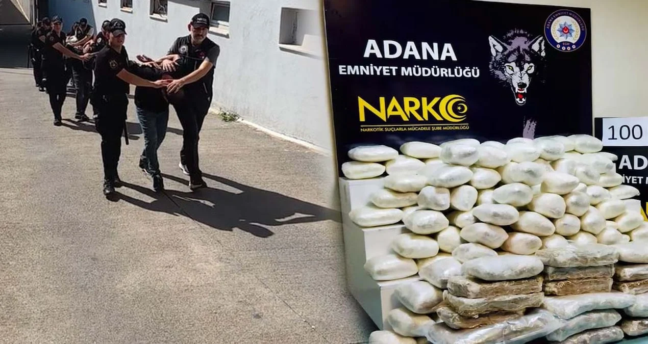 Adana’da 100 Kilogram Esrar Ele Geçirildi