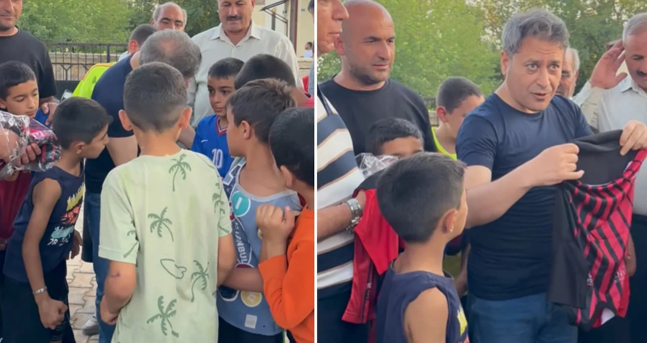 AKP'li vekil çocuğun üstündeki formayı görünce sokak ortasında çıkarttı