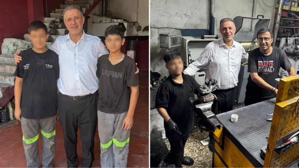 AKP'li vekil çocuk işçilerle fotoğraf çektirdi, tepkiler yükseldi - www.gundemedair.com