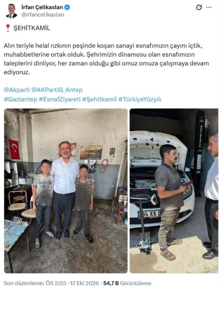 AKP'li vekil çocuk işçilerle fotoğraf çektirdi, tepkiler yükseldi - www.gundemedair.com