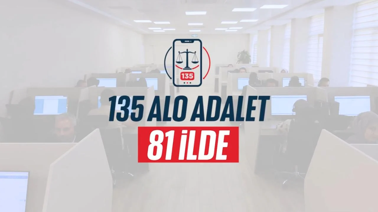 Alo Adalet 135", tüm adliyelerde hizmete sunuldu - www.gundemedair.com