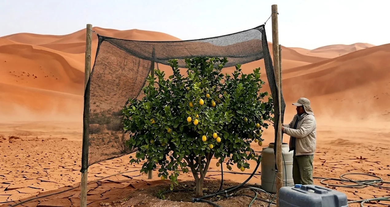 Atacama Çölü'nde Sis Ağlarıyla Limon Yetiştiriciliği Başladı - www.gundemedair.com