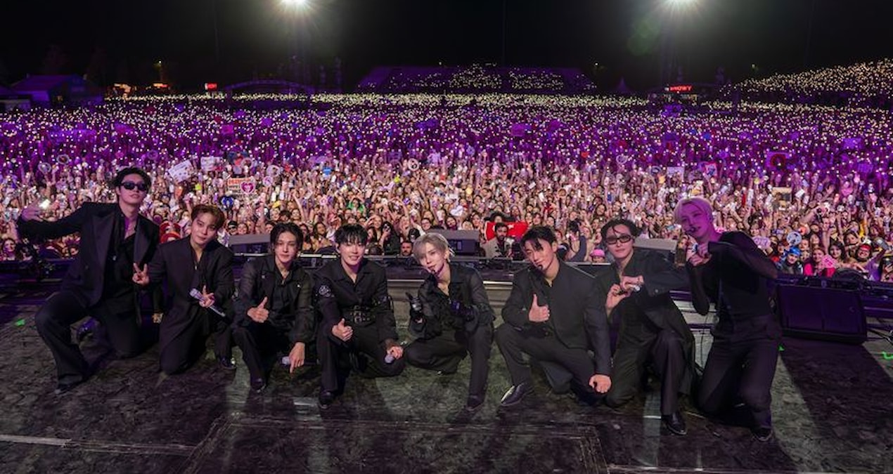 Festival Park Yenikapı’da İstanbul Festivali Kore Günleri kapsamında K-Pop konserinden bir an.