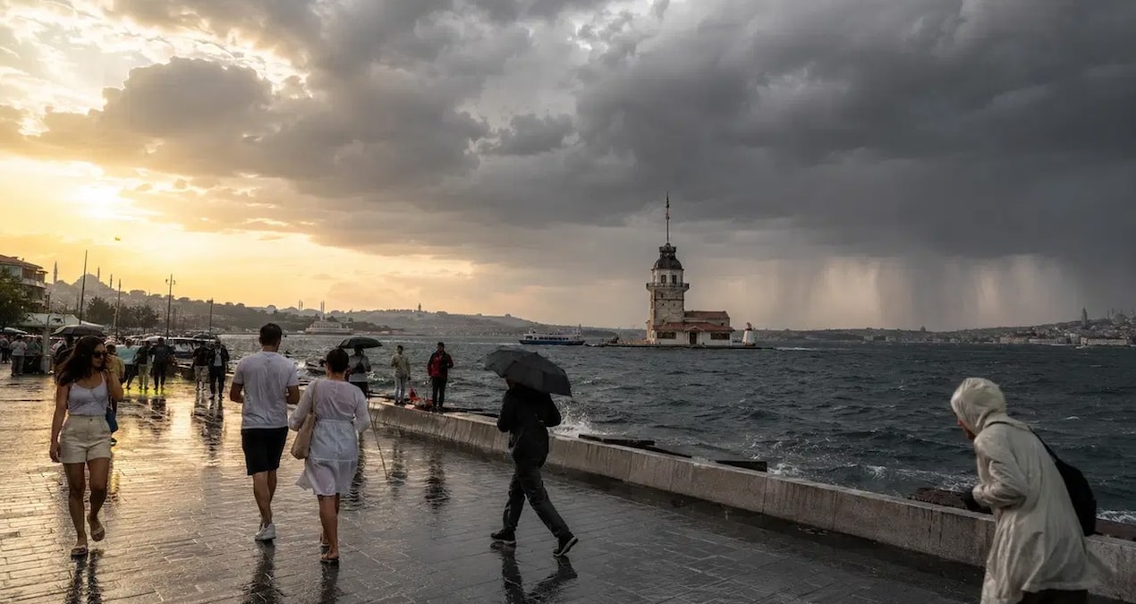 İstanbul’da haftalık hava tahmini: Cuma günü sağanak yağış bekleniyor