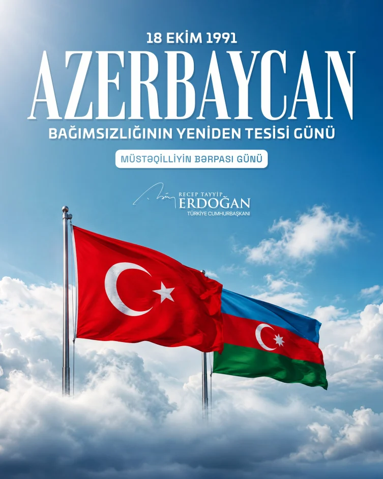 Cumhurbaşkanı Erdoğan, Azerbaycan'ın Bağımsızlık Günü'nü kutladı - www.gundemedair.com