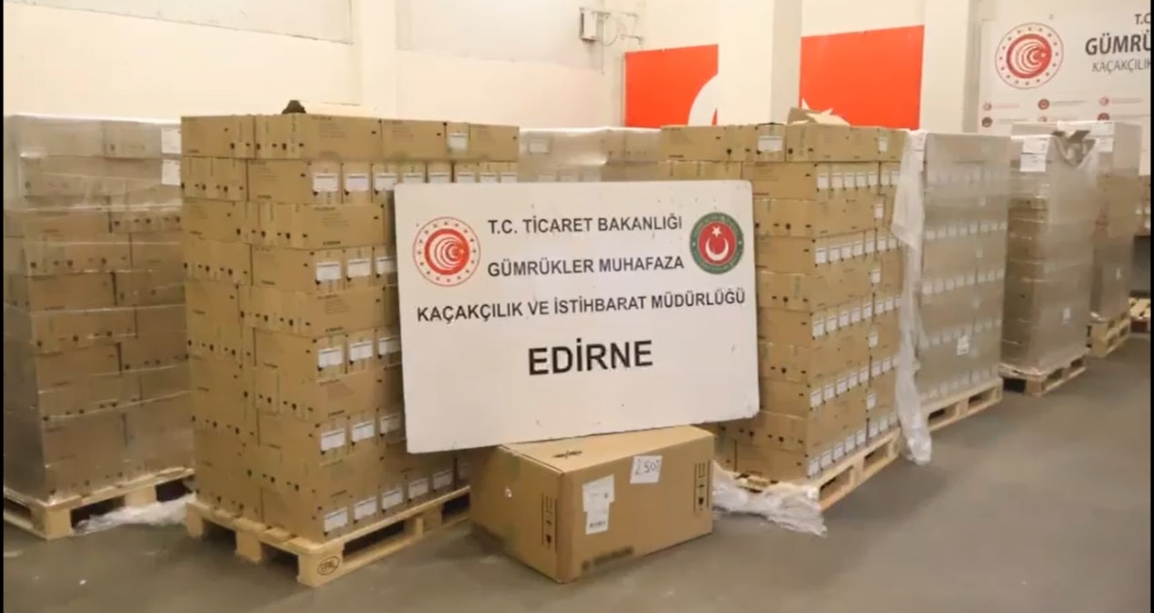 Edirne Kapıkule Gümrük Kapısı’nda 79 bin 790 serum ve infüzyon seti ele geçirildi, Cumhuriyet Başsavcılığı soruşturma başlattı