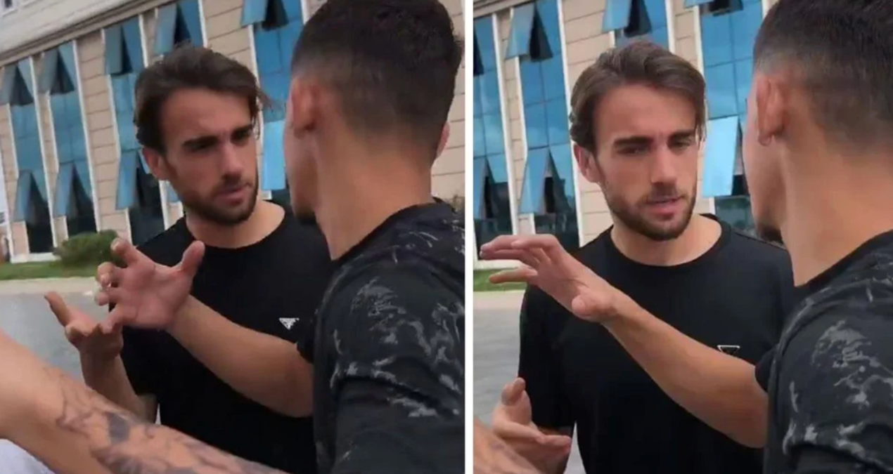 Yunus Akgün, Beşiktaş taraftarını fotoğraf çekiminde uyardı