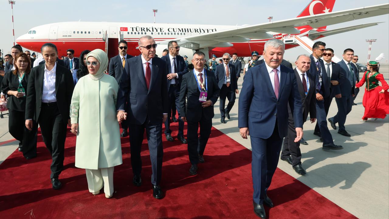Cumhurbaşkanı Erdoğan, Bişkek’te Şanghay Zirvesi’ne katıldı