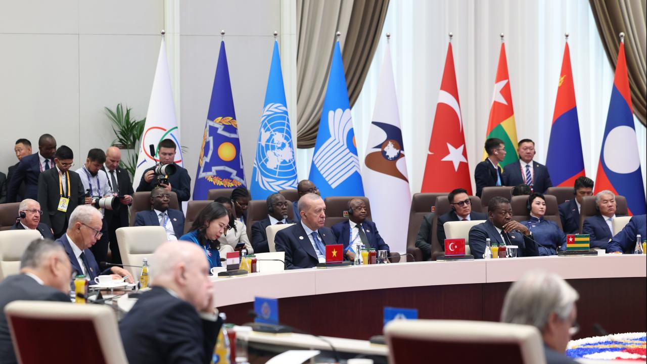 Cumhurbaşkanı Erdoğan, Şanghay İşbirliği Örgütü Zirvesi’nde konuşma yaptı