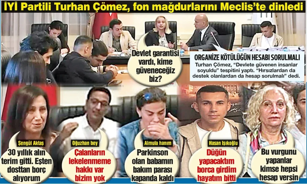 Fon Mağdurları Meclis'te: Turhan Çömez, Usulsüzlükleri Gündeme Taşıdı - www.gundemedair.com