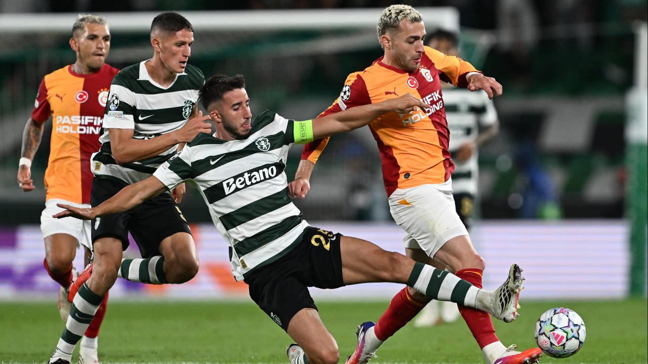 Galatasaray, Şampiyonlar Ligi’nde Sporting’e 3-1 yenilerek sezonun ilk mağlubiyetini aldı