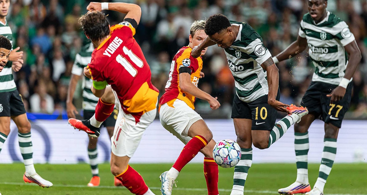 Galatasaray, Şampiyonlar Ligi’nde Sporting’e 3-1 mağlup oldu