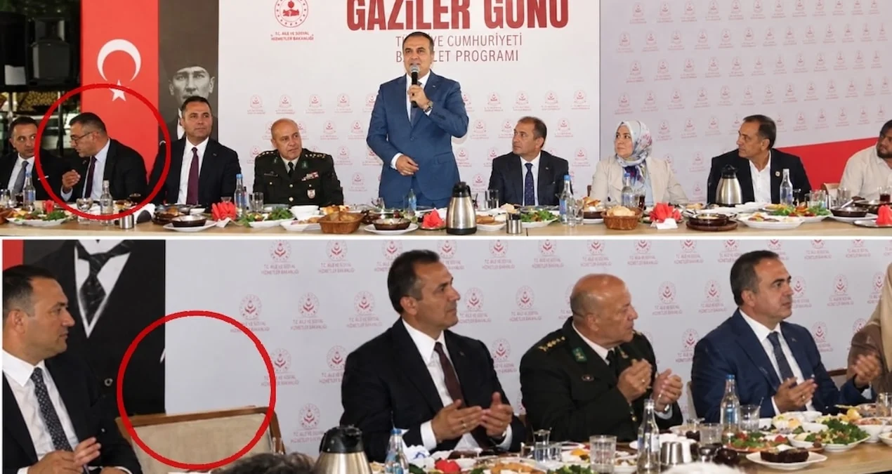 Başakşehir’de Gaziler Günü kahvaltısında gazi Orhan Karakaya masadan kaldırıldı