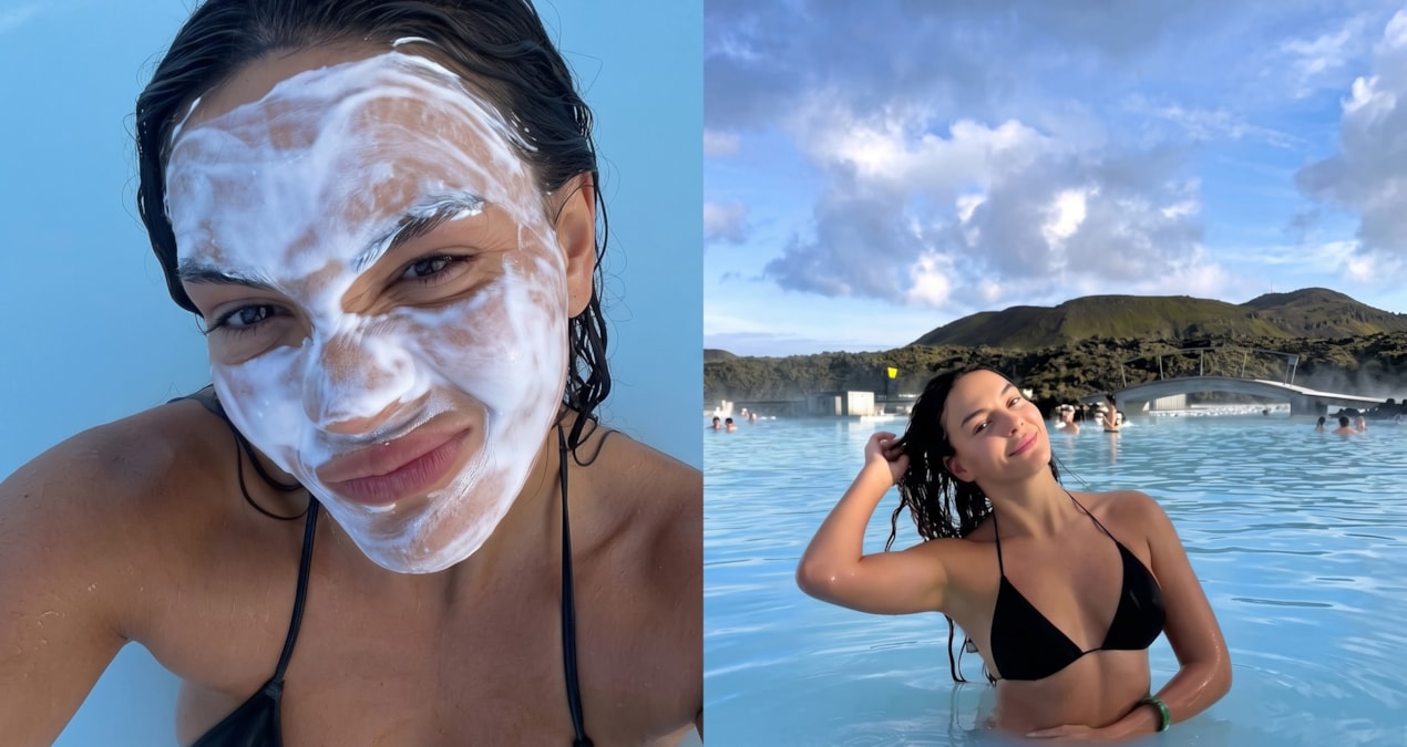 Ebru Şahin, İzlanda tatilinden renkli kareler paylaştı