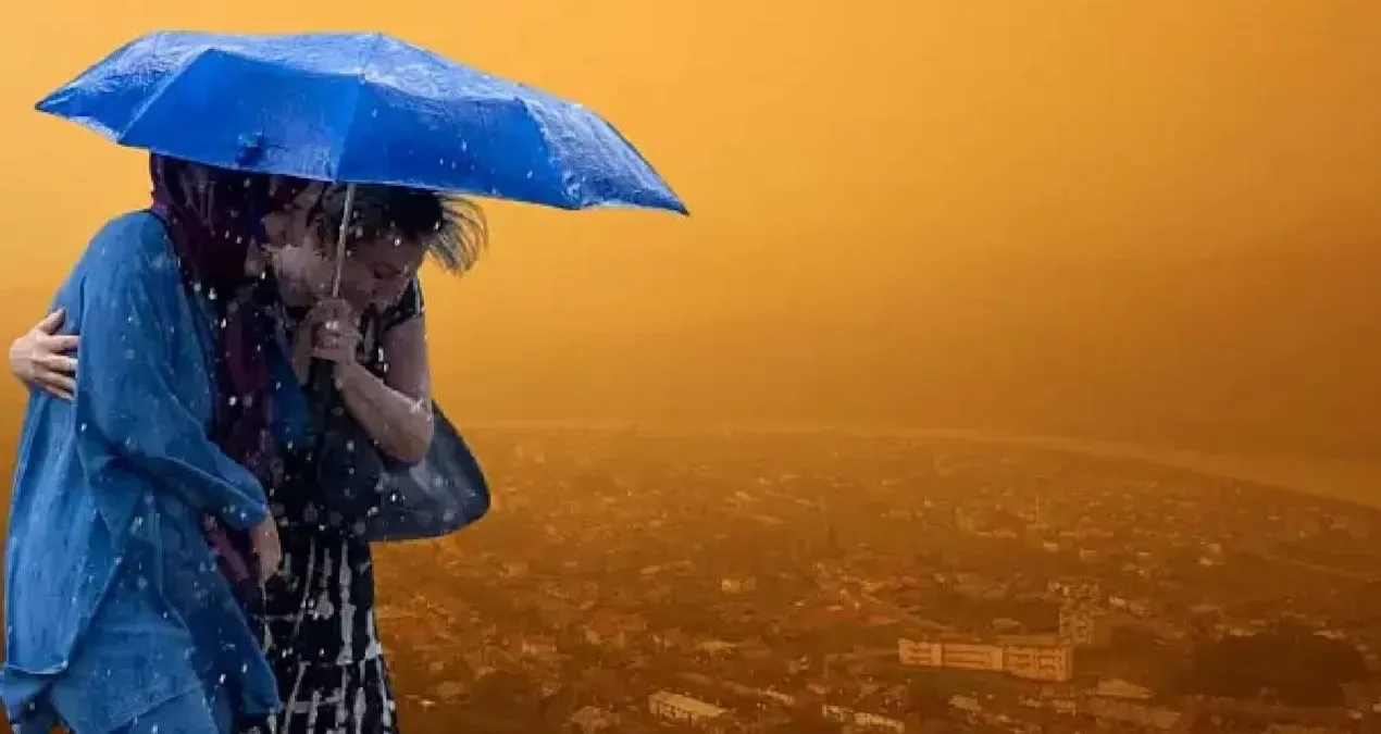 Meteoroloji'den çifte uyarı: Kapı pencereleri sıkı sıkı kapatın kuvvetli sağanak ve toz taşınımı geliyor - Sözcü Gazetesi