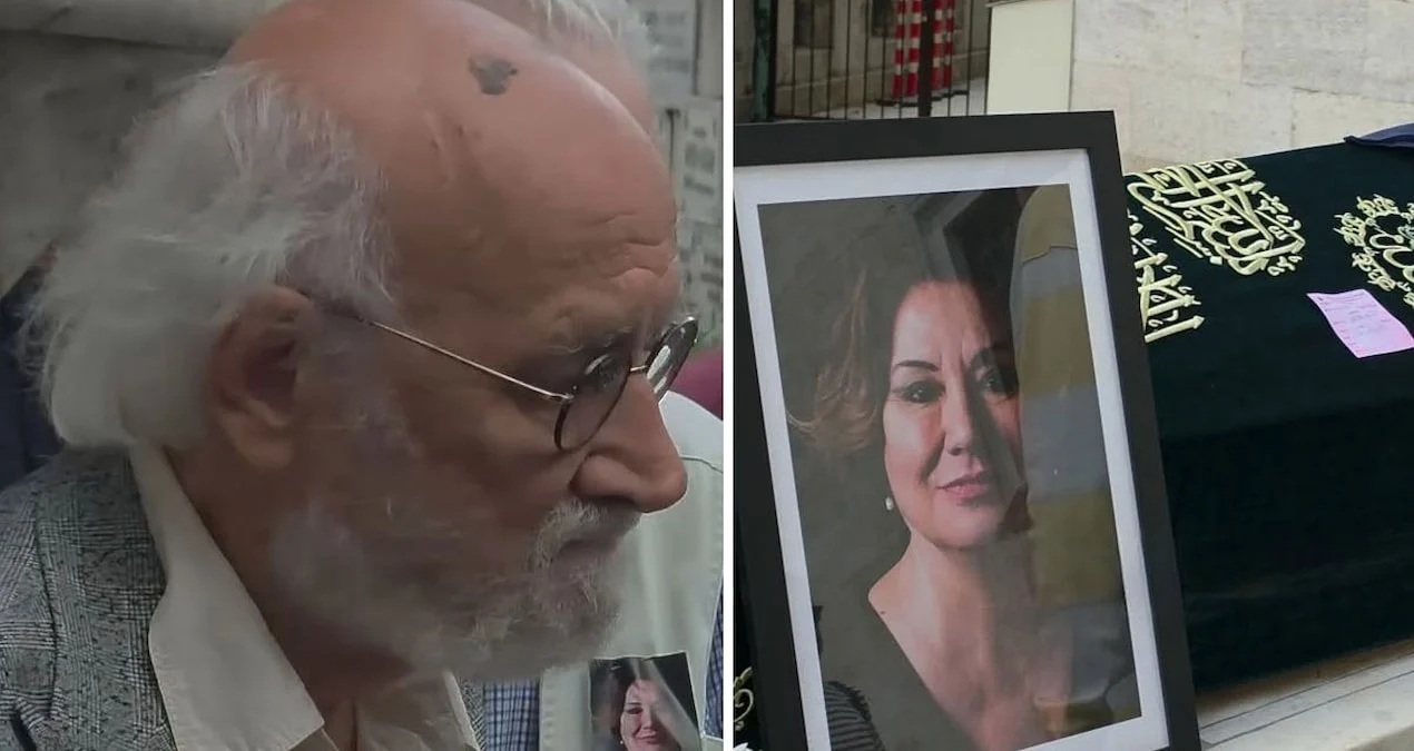 50 yıllık eşi için en acı görev: Gülsen Tuncer son yolculuğuna uğurlandı