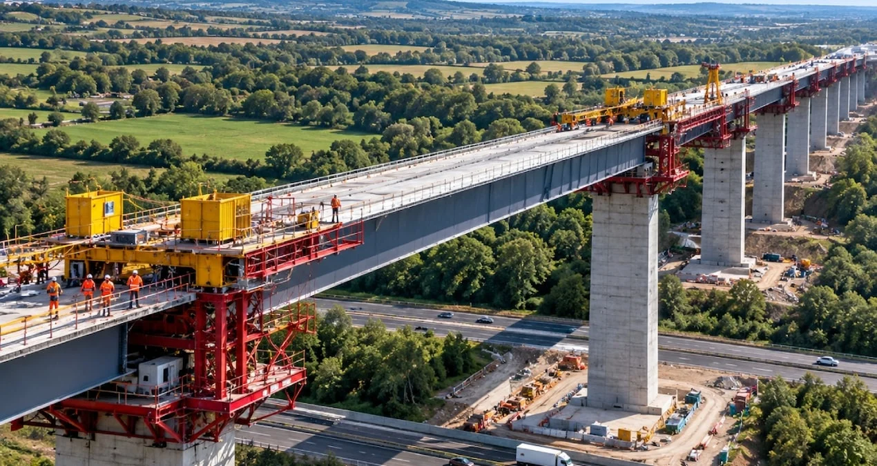 HS2’nin 2 bin 695 tonluk Westbury Viyadüğü tamamlandı - www.gundemedair.com