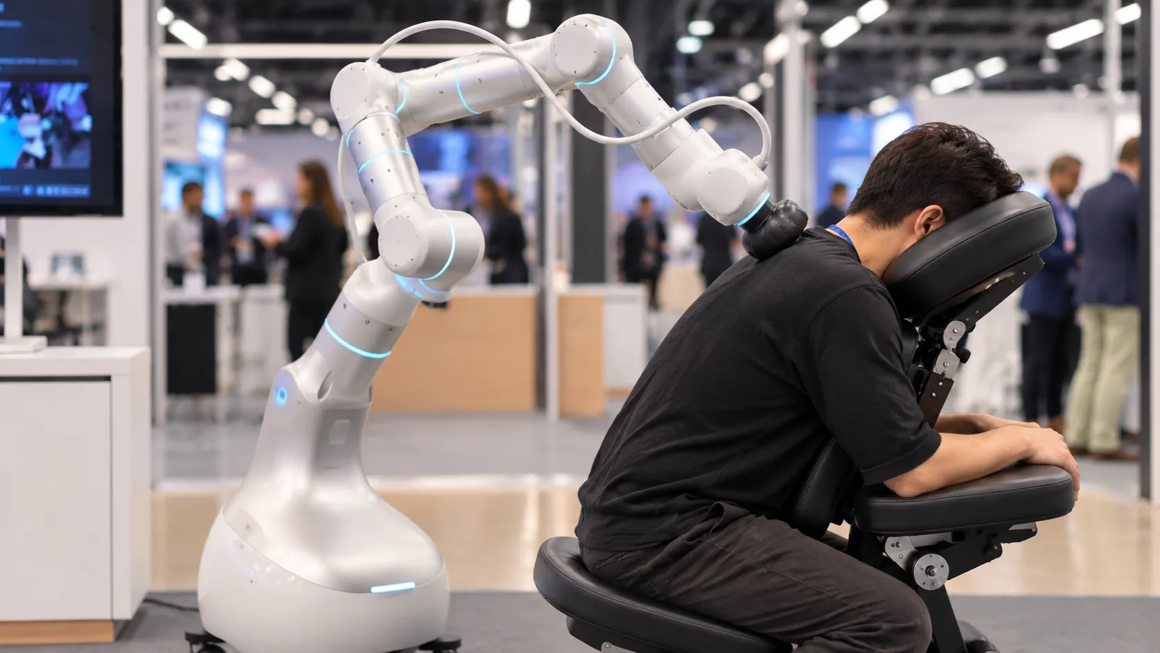 Huawei Connect 2026'da Yapay Zekâ Destekli Masaj Robotu Mello Tanıtıldı - www.gundemedair.com