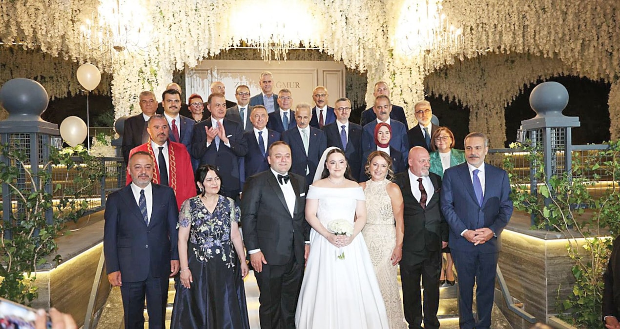 Şam Büyükelçisi Yılmaz’ın kızı ile oğlu nikâh töreninde buluştu