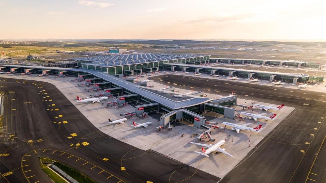 İstanbul Havalimanı’nda Avrupa hava trafiği yoğunluğu, EUROCONTROL raporunda günlük ortalama uçuşlarla yer aldı.