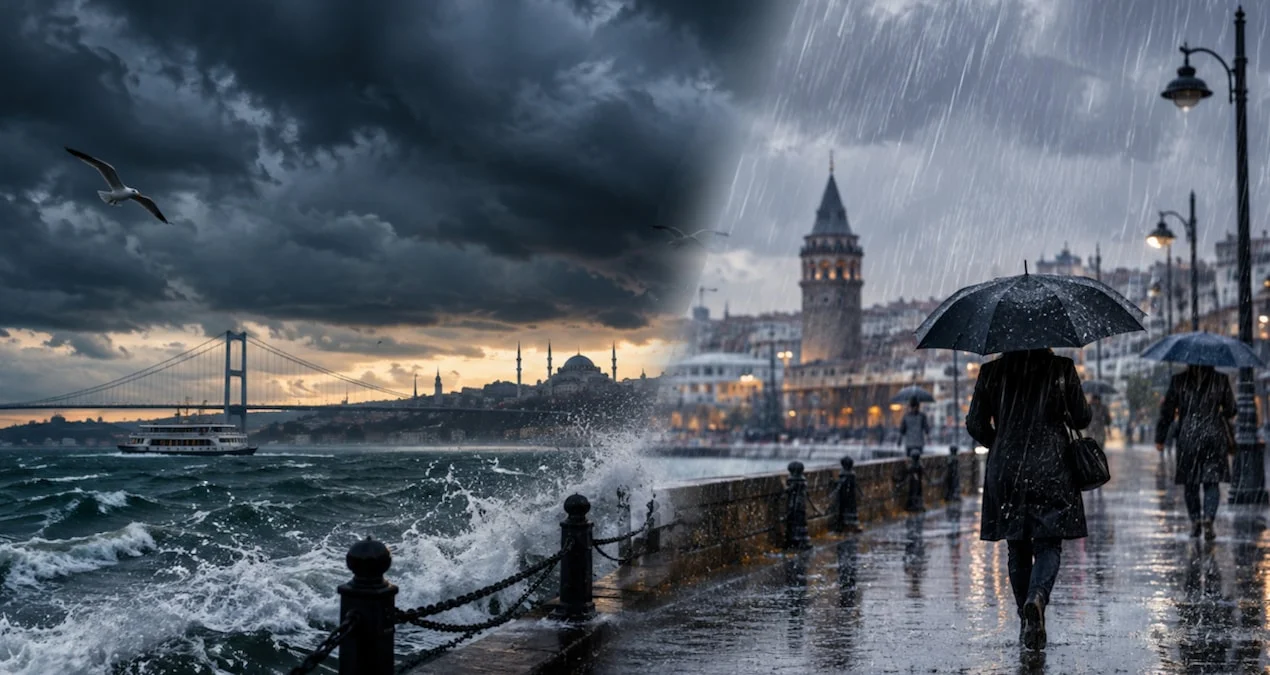 İstanbul'da Cuma Akşamı Kuvvetli Yağış Bekleniyor - www.gundemedair.com