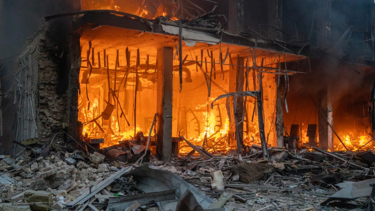 Kiev’de Rus saldırısında 2 kişi hayatını kaybetti, 10 yaralı var