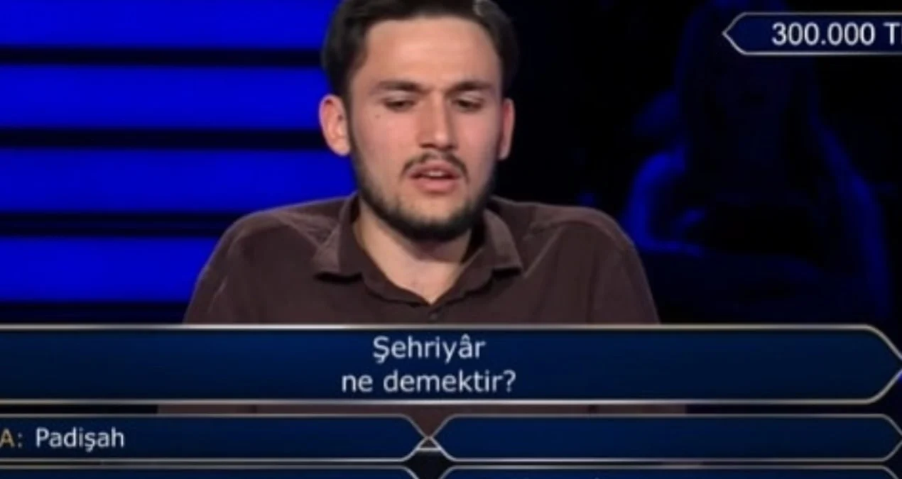 Kim Milyoner Olmak İster’de 300 Bin TL’lik Şehriyar Sorusu Yarışmacıyı Eledi - www.gundemedair.com