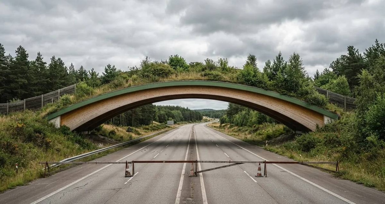 Almanya’daki ahşap köprüde çatlaklar nedeniyle otoyol trafiğe kapatıldı