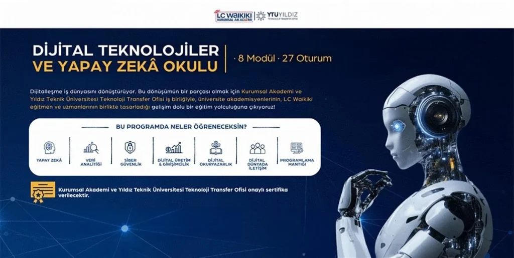 LC Waikiki, Dijital Teknolojiler ve Yapay Zeka Okulu ile Çalışanlarının Yetkinliklerini Geliştiriyor - www.gundemedair.com