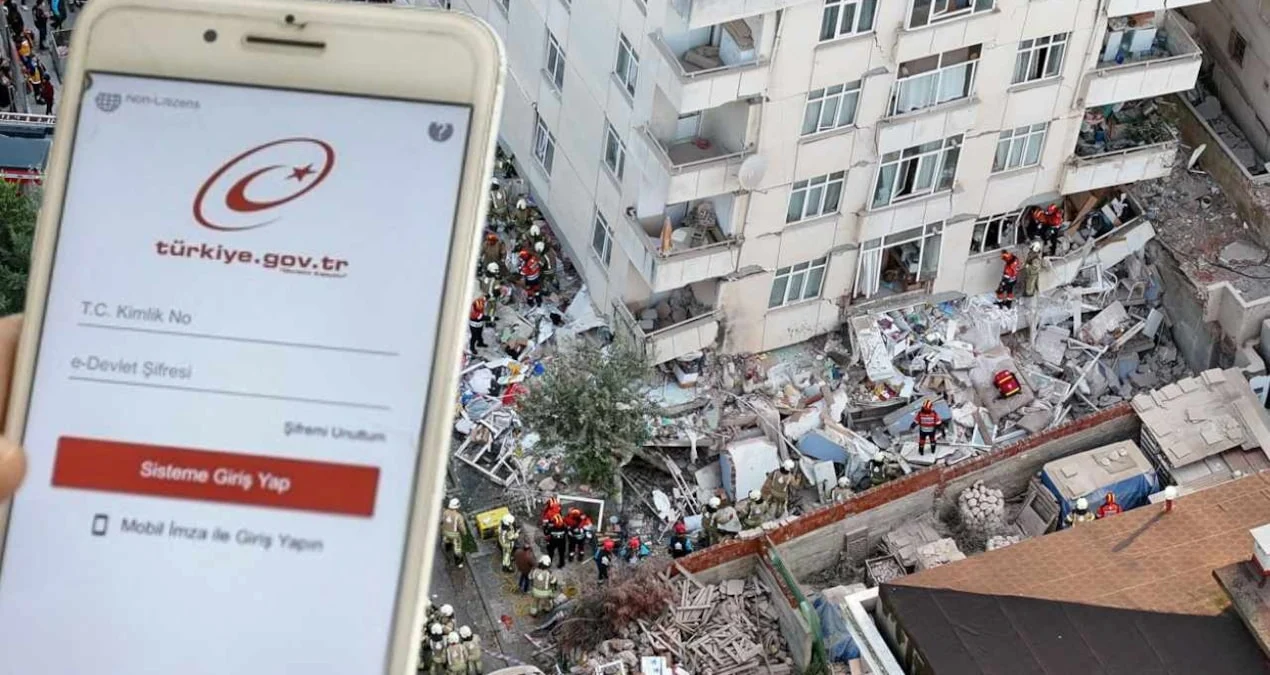 Bina çöktü, herkes e-Devlet’e koştu: Bu kod yazıyorsa eviniz tehlikede - Sözcü Gazetesi