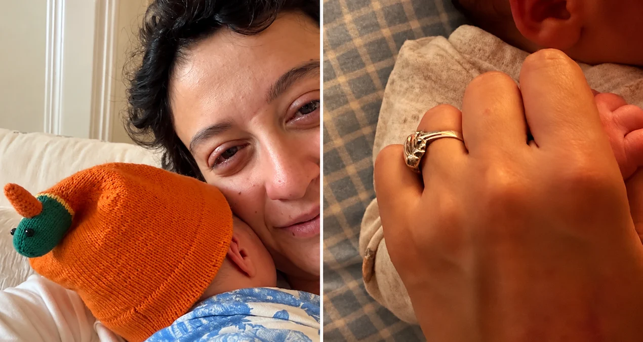Melike Şahin, oğlu Robin'le ilk fotoğraflarını paylaştı - www.gundemedair.com