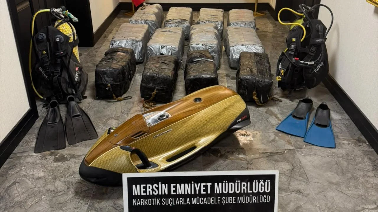 Mersin Limanı’nda 350 kg kokain ele geçirildi, 9 şüpheli yakalandı