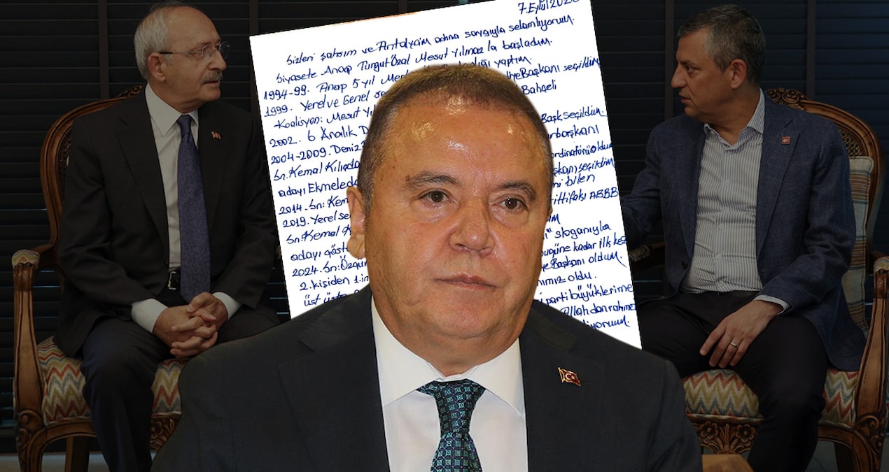 Muhittin Böcek, mektubunda siyasi kariyerini ve adaylık süreçlerini anlattı