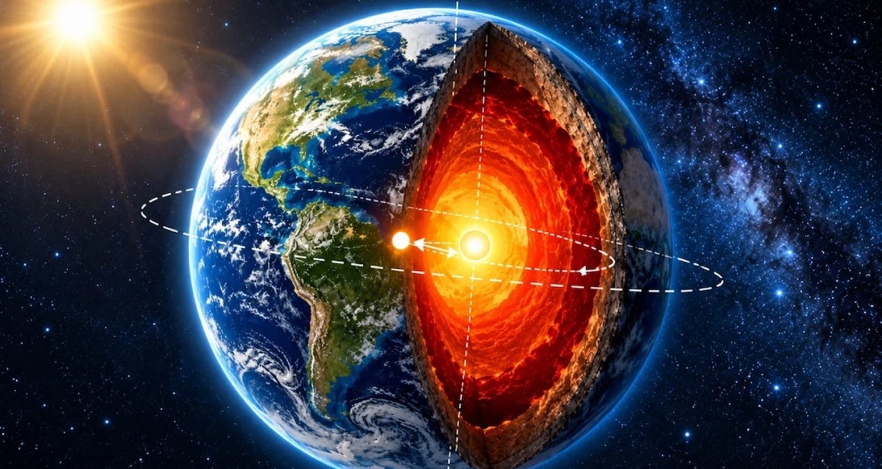 NASA, Dünya'nın Ağırlık Merkezinin Mevsimsel Hareketlerini İzliyor - www.gundemedair.com