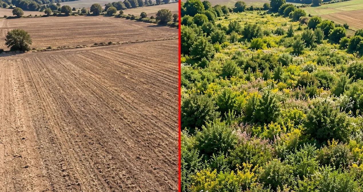 Norfolk'ta terkedilen tarla, 11 yıl sonra 86 bitki türüne ev sahipliği yapıyor - www.gundemedair.com