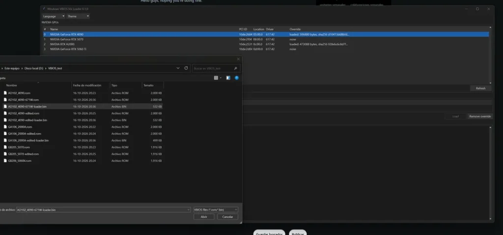 NVIDIA VBIOS Vix Editor ile RTX 5090'ın Güç Limiti 800 W'a Yükseltildi - www.gundemedair.com