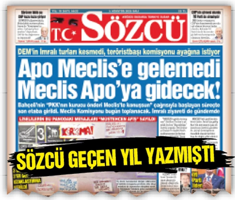 Öcalan Meclis’e getirilemedi, komisyon İmralı’ya gidiyor - www.gundemedair.com